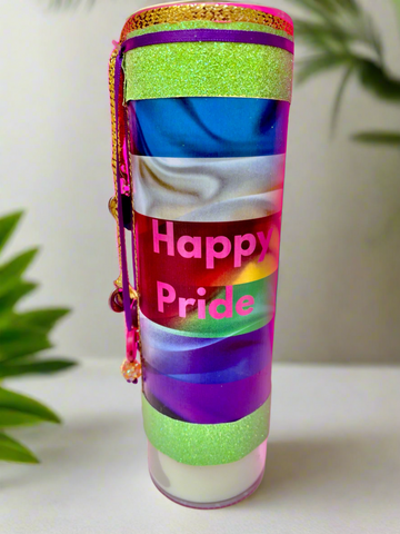 Happy Pride- Love Is Love 100% Soy Prayer Candle