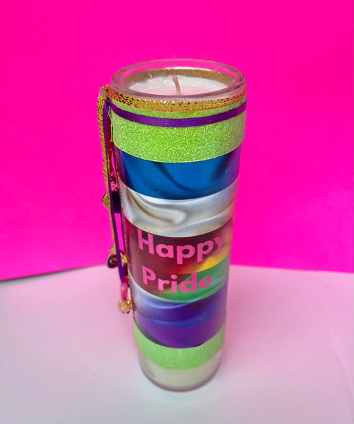 Happy Pride- Love Is Love 100% Soy Prayer Candle