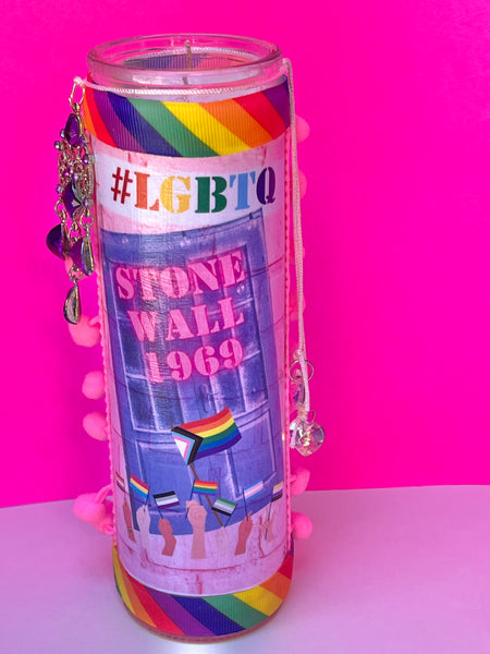 Stonewall 1969- LGBTQ 100% Soy Prayer Candle