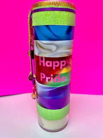 Happy Pride- Love Is Love 100% Soy Prayer Candle