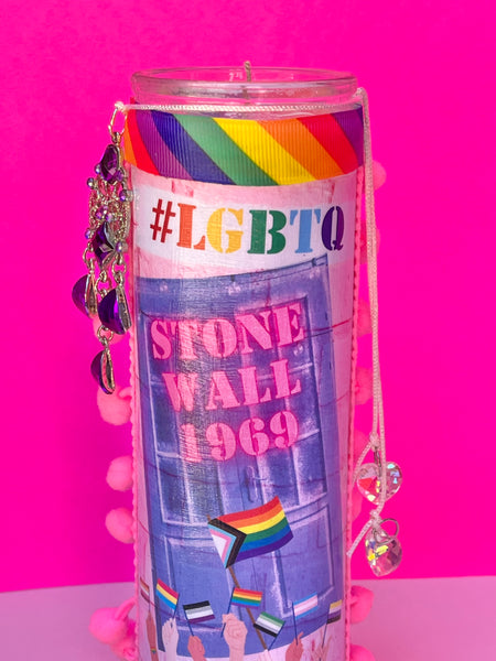 Stonewall 1969- LGBTQ 100% Soy Prayer Candle