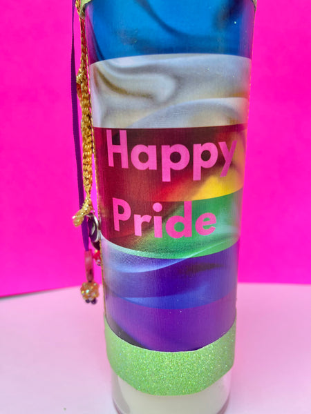 Happy Pride- Love Is Love 100% Soy Prayer Candle