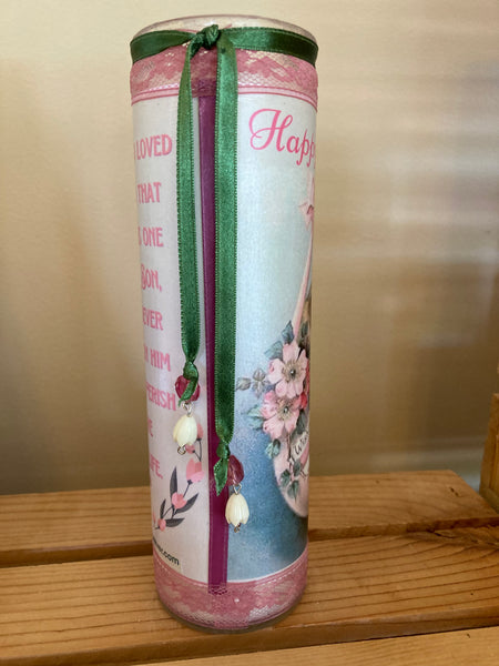 Easter Spring Chicks Prayer Candle