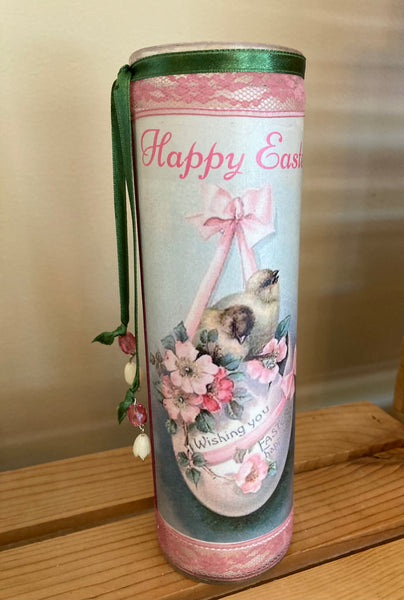 Easter Spring Chicks Prayer Candle